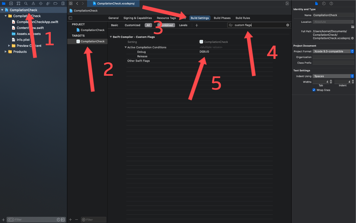 How To Create Custom Compilation Check - Smash Swift